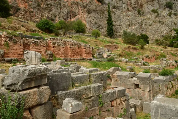 Delphi Greece August 2022 Archaeological Site — Φωτογραφία Αρχείου