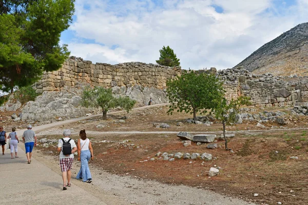 Mycenae Greece August 2022 Archaeological Site — 스톡 사진