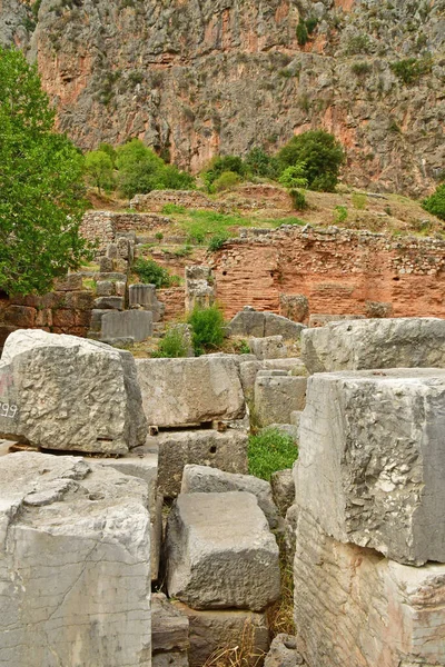 Delphi Greece August 2022 Archaeological Site — ストック写真