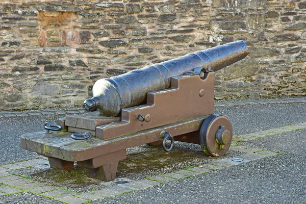 Londonderry Irlanda Del Nord Settembre 2022 Cannone Sul Bastione Nel — Foto Stock