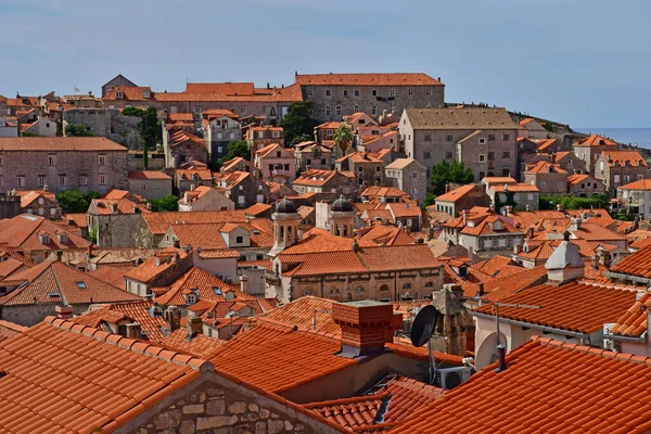 Stock image Dubrovnik; Croatia - august 29 2022 : the picturesque old city 