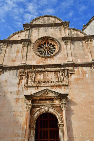 Dubrovnik Hırvatistan Ağustos 2022 Aziz Kurtarıcı Kilisesi — Stok fotoğraf