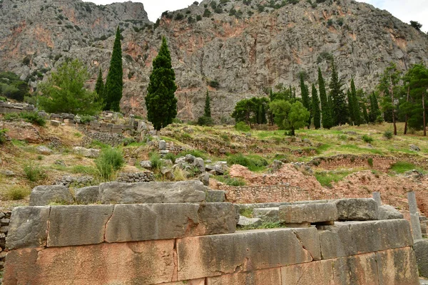 Delphi Greece August 2022 Archaeological Site — Foto Stock