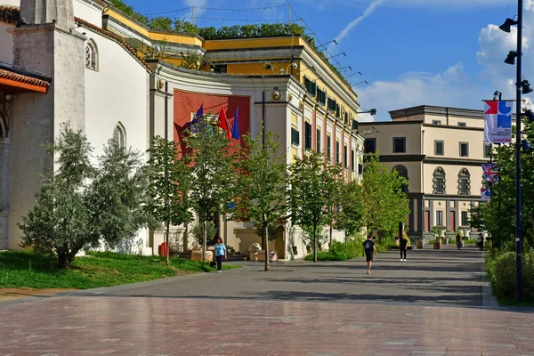 Tirana Albania August 2022 City Centre — Fotografia de Stock