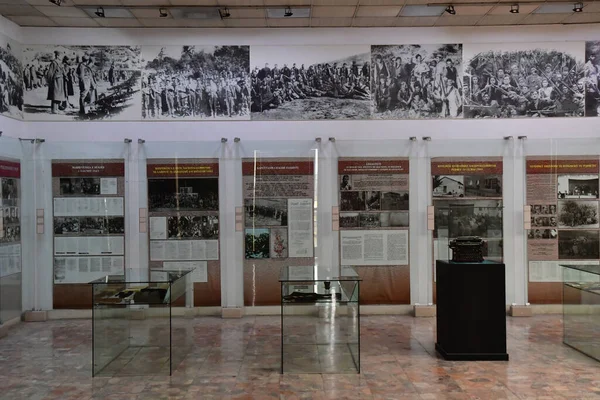 Tirana Albania August 2022 National Historical Museum — стоковое фото