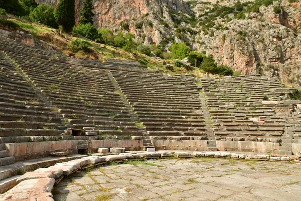 Delphi Greece August 2022 Theatre Archaeological Site — Φωτογραφία Αρχείου