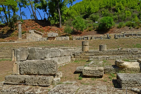 Ancient Olympia Greece August 2022 Archaeological Site — Foto de Stock