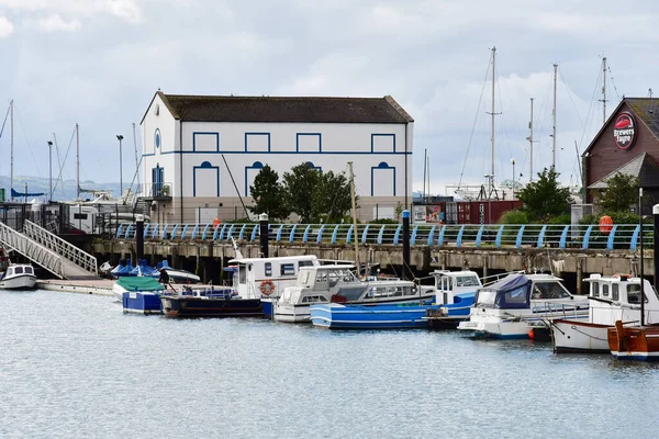 Carrickfergus Nordirland September 2022 Der Malerische Stadthafen — Stockfoto