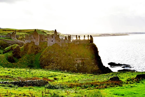 Portrush Irlanda Norte Setembro 2022 Castelo Dunluce — Fotografia de Stock