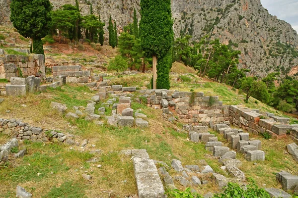 Delphi Greece August 2022 Archaeological Site — Foto de Stock