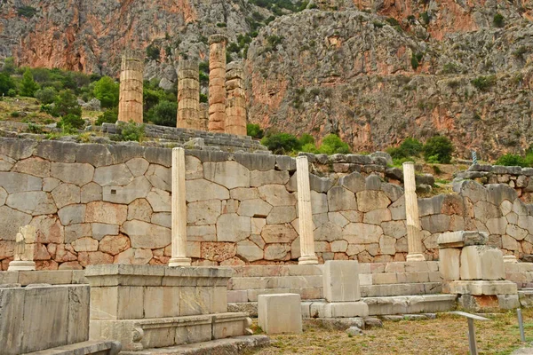 Delphi Greece August 2022 Archaeological Site — Fotografia de Stock