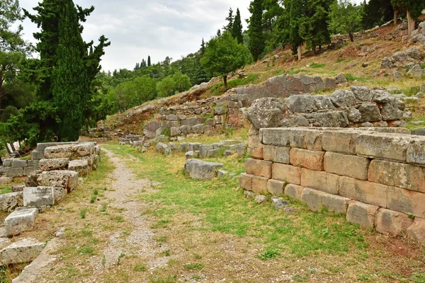 Delphi Greece August 2022 Archaeological Site — Stock Fotó