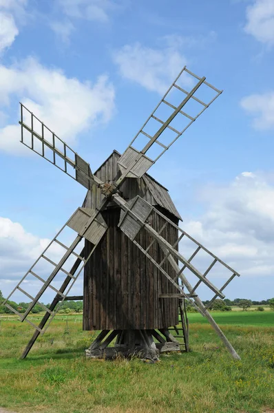 Lerkaka Sweden June 2011 Picturesque Windmill — Stock Photo, Image