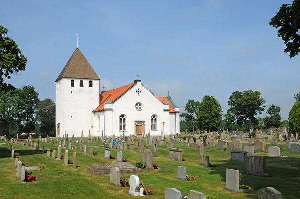 Persnas Σουηδία Ιουνίου 2011 Γραφική Εκκλησία — Φωτογραφία Αρχείου