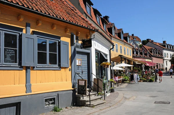 Visby Sweden June 2011 Picturesque Old City — 图库照片