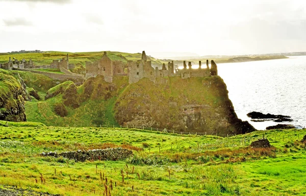 Portrush Észak Írország Szeptember 2022 Dunluce Kastély — Stock Fotó