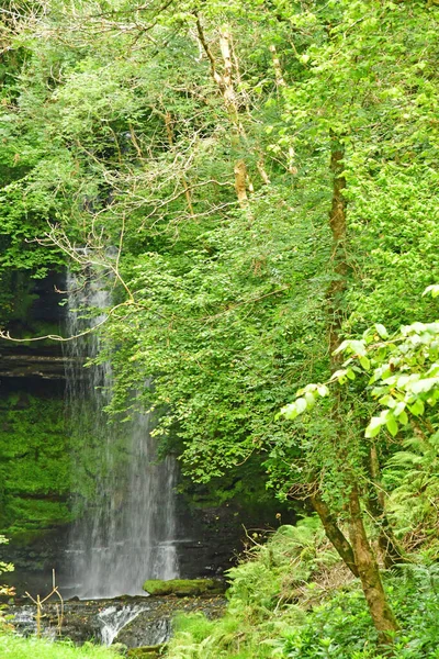 stock image Glencar, Ireland - september 15 2022 : the Glencar waterfall