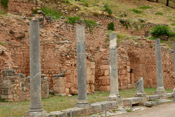 Delphi Greece August 2022 Archaeological Site — 스톡 사진