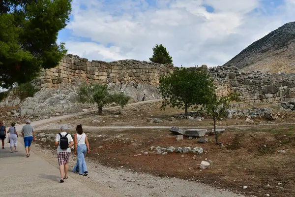 Mycenae Greece August 2022 Archaeological Site — 스톡 사진