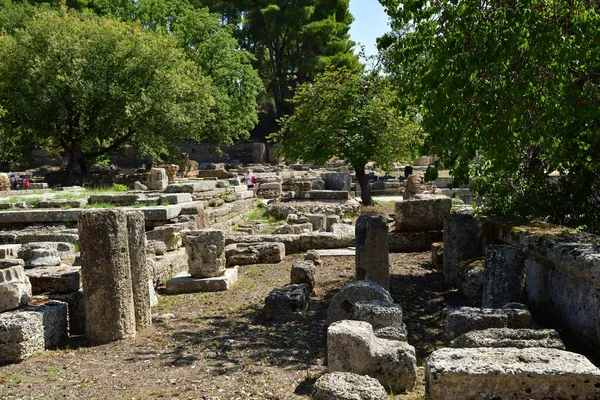 Ancient Olympia Greece August 2022 Archaeological Site —  Fotos de Stock