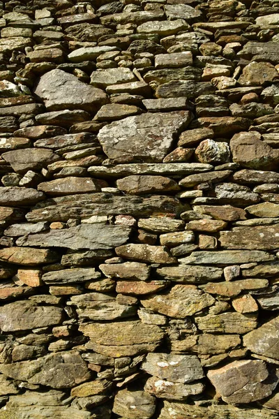 County Donegal Ireland Sseptember 2022 Dry Stone Wall Grianan Aileach — стоковое фото
