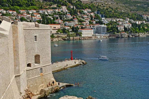 Dubrovnik Croatia August 2022 Picturesque Old City — Zdjęcie stockowe