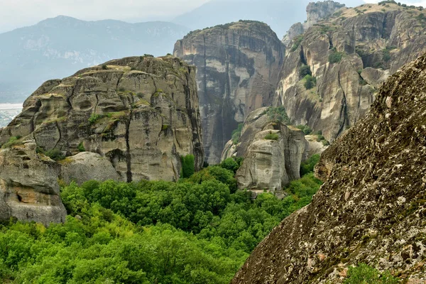 Kalambaka Greece August 2022 Landscape Meteora — ストック写真