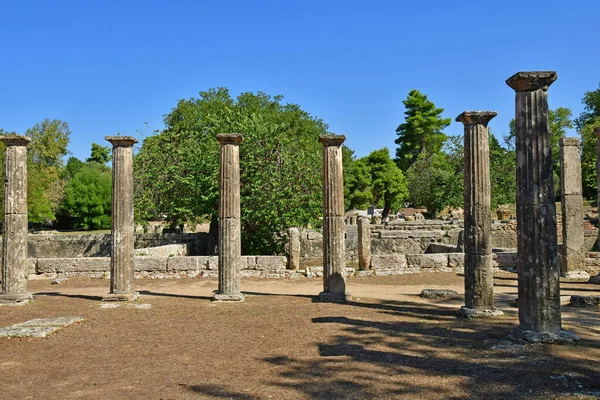 Ancient Olympia Greece August 2022 Archaeological Site — Stock Photo, Image