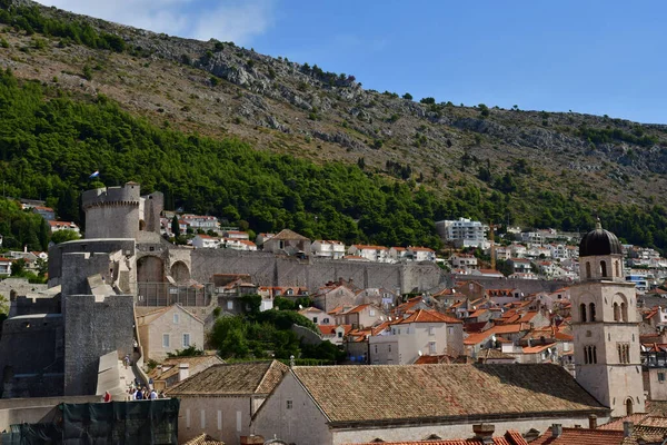 stock image Dubrovnik; Croatia - august 29 2022 : the picturesque old city 