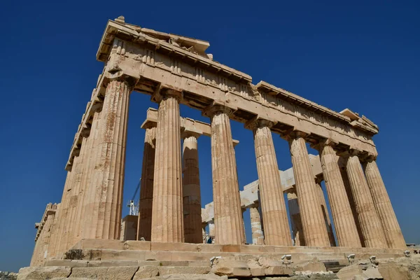 Atina Yunanistan Ağustos 2022 Akropolis Teki Parthenon — Stok fotoğraf