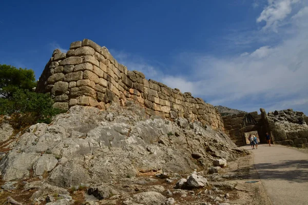 Mycenae Greece August 2022 Archaeological Site — Stok fotoğraf
