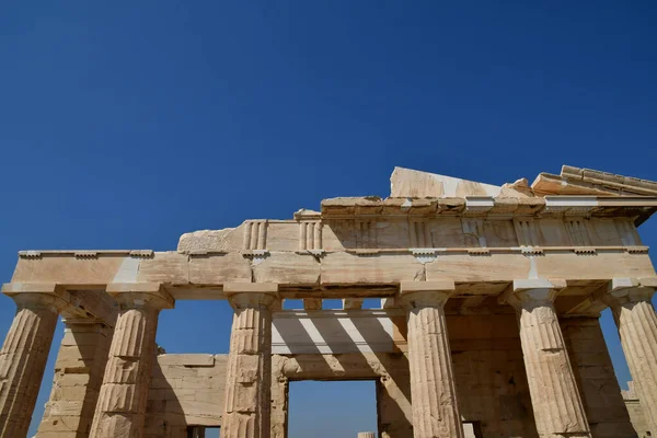 Athens Greece August 2022 Propylaea — Stok fotoğraf