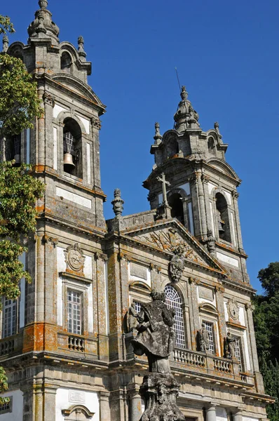 Braga Portogallo Luglio 2010 Pittoresco Santuario Bom Jesus — Foto Stock