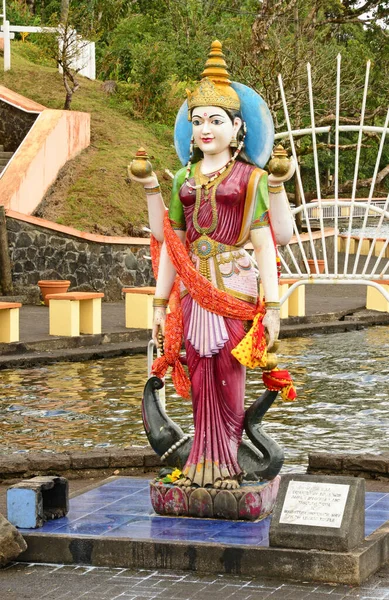 Grand Bassin Republika Mauritiusu Lipca 2014 Malownicza Hinduska Świątynia — Zdjęcie stockowe