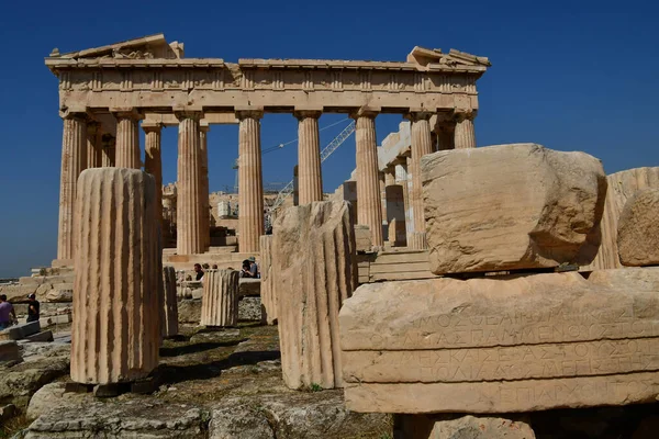 Athens Greece August 2022 Parthenon Acropolis — Stock Photo, Image