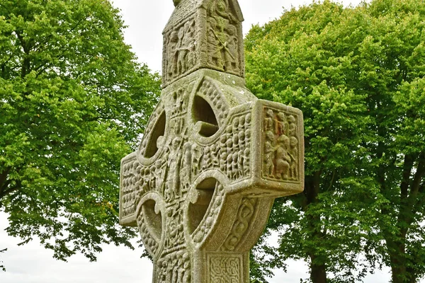 Drogheda Ireland Sseptember 2022 Muiredach Cross Monasterboice — стоковое фото