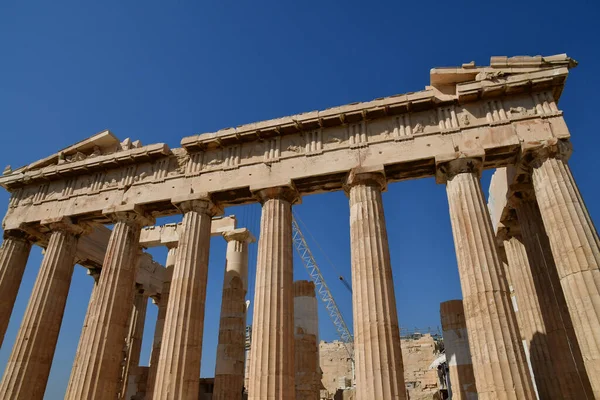 stock image Athens; Greece - august 29 2022 : the Parthenon in the Acropolis
