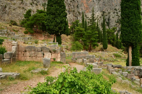 Delphi Greece August 2022 Archaeological Site — ストック写真