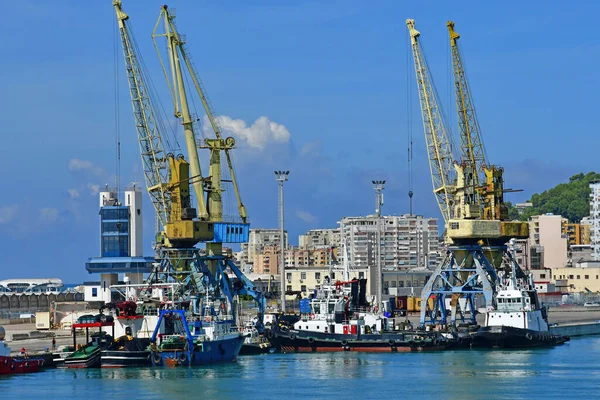 Durres Albania August 2022 Harbour — Zdjęcie stockowe