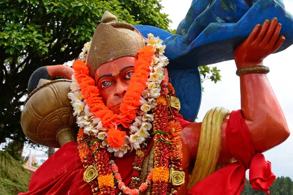 Гранд Бассен Республика Маврикий Июля 2014 Года Пиктограмма Индуистского Искушения — стоковое фото