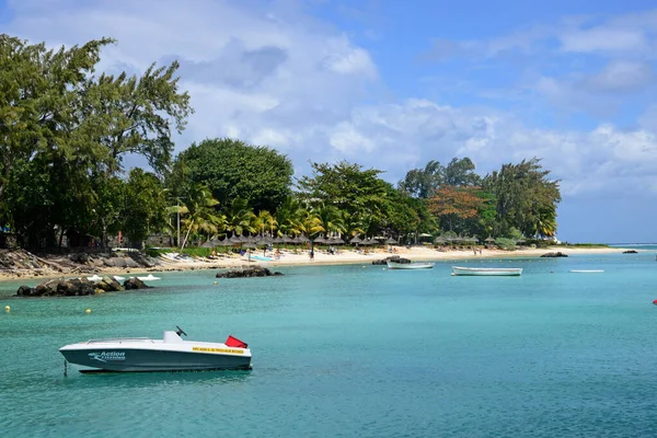 Grand Baie Republika Mauritiusu Lipiec 2014 Malownicze Nadmorskie Miasto — Zdjęcie stockowe