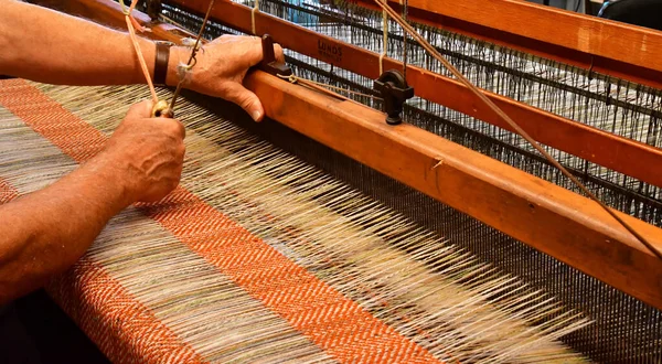 Ardara Rlanda Eylül 2022 Bir Tüvit Tekstil Işçisi — Stok fotoğraf