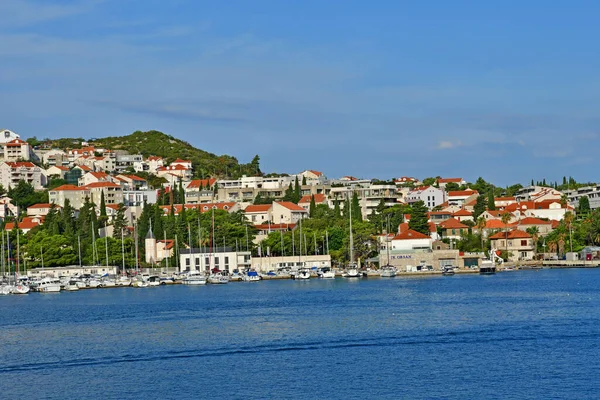Dubrovnik Croatia August 2022 New Harbour — стоковое фото
