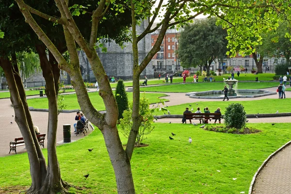 stock image Dublin,Ireland - september 15 2022 : the Saint Patrick cathedral park