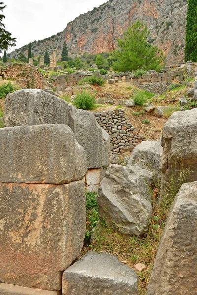 Delphi Greece August 2022 Archaeological Site — стокове фото