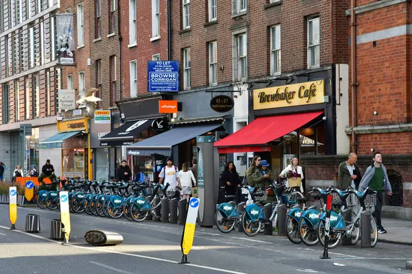 Dublin Irland September 2022 Kostenloser Fahrradverleih Malerischen Stadtzentrum — Stockfoto