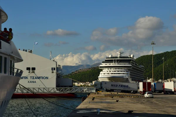 Igoumenitsa Greece August 2022 Harbour — Foto Stock
