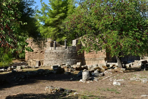 Ancient Olympia Greece August 2022 Archaeological Site — Fotografia de Stock