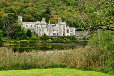 Kylemore, Ireland - september 15 2022 : the Kylemore abbey clipart