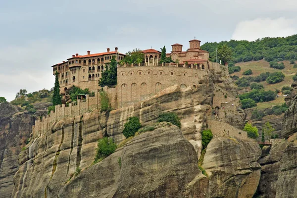 Kalambaka Greece August 2022 Holy Varlaam Monastery Meteora — Zdjęcie stockowe